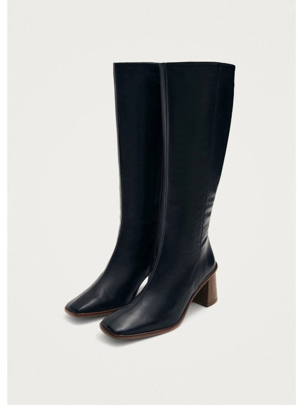 ALOHAS East Boots Black Leather